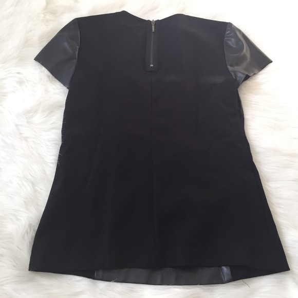 CYNTHIA STEFFE • faux leather top - Picture 6 of 6